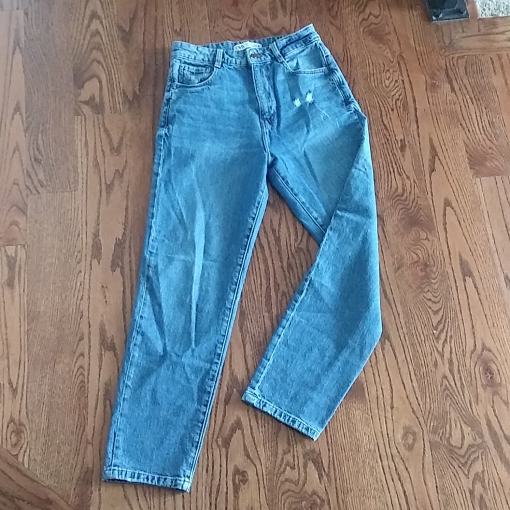 Zara Denim Distressed Jeans